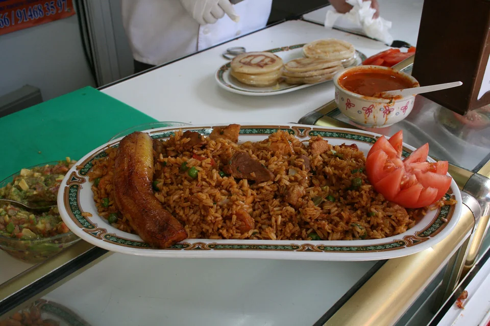 Lechona, a Tolima-style stuffed roast-pork dish.