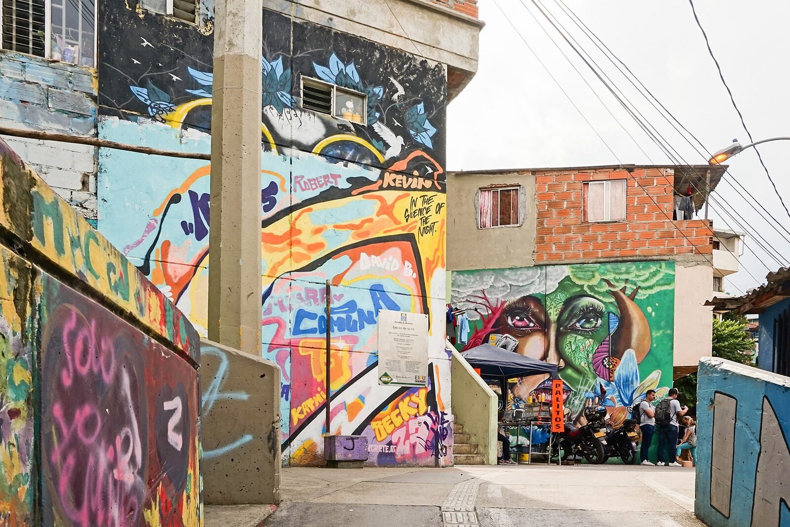 Graffiti in Comuna 13, Medellín, today
